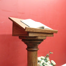 Load image into Gallery viewer, x SOLD A Large Antique French Oak Church Lectern, Pulpit, or Gothic Podium. B11997