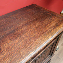 Load image into Gallery viewer, x SOLD Antique French Oak Sideboard, Three Door, Three Drawer Gothic Sideboard, Hall Cabinet. B11476