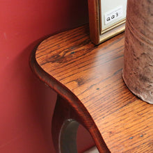 Load image into Gallery viewer, x SOLD Antique French Country Farmhouse Single Drawer Hall or Lamp Table. B11719