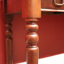 Load image into Gallery viewer, x SOLD Antique English Hall Table, Mahogany Two-Drawer Desk, Console Side Table. B11536