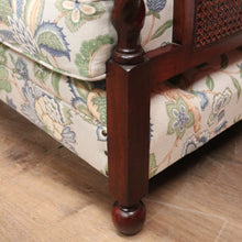 Load image into Gallery viewer, x SOLD Antique Australian Cedar Armchairs, Cane Side Lounge Chairs, Pair of Chairs. B11779