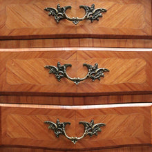 Load image into Gallery viewer, x SOLD Antique French Walnut, Marble and Brass Lingerie Chest, Chest of Drawers, Hall Cabinet B11935