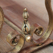 Load image into Gallery viewer, x SOLD Antique French Marble Top, Gilt Cast Iron Base Coffee Table, Side or Lamp Table. B12054