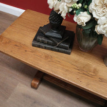 Load image into Gallery viewer, X SOLD Vintage French Coffee Table, Country France Twin Stretcher Base Coffee Table. B11402