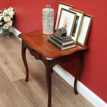 Load image into Gallery viewer, x SOLD Antique French Country Farmhouse Single Drawer Hall or Lamp Table. B11719