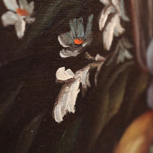 Load image into Gallery viewer, x SOLD - Oil on Canvas, Signed Bottom Right Still Life in Gilt-Coloured Frame, Floral Fruit Painting. B11850