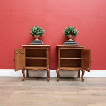 Load image into Gallery viewer, x SOLD Pair of Vintage French Bedside Cabinets, Lamp or Side Tables, a True Pair. B11799