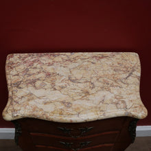 Load image into Gallery viewer, x SOLD Antique French Walnut, Marble and Brass Lingerie Chest, Chest of Drawers, Hall Cabinet B11935