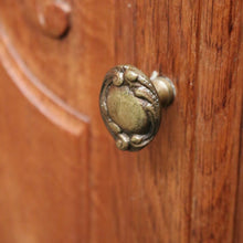 Load image into Gallery viewer, x SOLD Antique French Oak and Tri-fold Bevelled Mirror Dressing Table or Ladies' Desk B11552