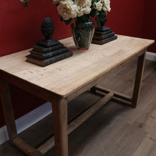 Load image into Gallery viewer, x SOLD Antique French Pale Oak Hall Table, Sofa Table, Kitchen Island or Table, or Desk. B11434