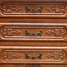 Load image into Gallery viewer, x SOLD Antique French Oak Sideboard, Low TV Unit or Buffet Cabinet with Cupboard Storage. B11904