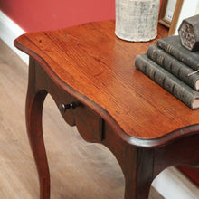 Load image into Gallery viewer, x SOLD Antique French Country Farmhouse Single Drawer Hall or Lamp Table. B11719