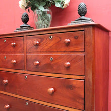 Load image into Gallery viewer, x SOLD Antique Australian Cedar Chest of Drawers, or Four-Drawer Hall or Entry Cabinet. B11757