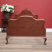 Load image into Gallery viewer, Vintage Australian Cedar Single bed, headboard, foot and two side rails. Built by Starkey and Christo, Brisbane. B11774
