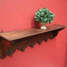 Load image into Gallery viewer, x SOLD French Provincial Vintage Coat Rack with Brass Hooks for Coats and Hats. B11805