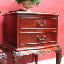 Load image into Gallery viewer, Pair of Vintage Johnson’s Australian Cedar Bedside Cabinets Lamp Tables. B13138