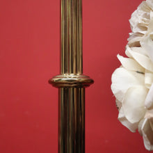 Load image into Gallery viewer, x SOLD Antique French Holy Water Vessel, with Quatrefoil Fretwork Base, Fluted Pedestal. B11541