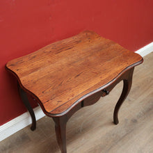 Load image into Gallery viewer, x SOLD Antique French Country Farmhouse Single Drawer Hall or Lamp Table. B11719