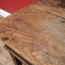 Load image into Gallery viewer, x SOLD Antique French Oak Farmhouse Kneading or Dough Table or Single drawer Side Table. B11451