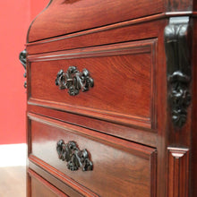 Load image into Gallery viewer, x SOLD Antique French Chest of Drawers with a Slide Out Dressing Table and Mirror. B11297