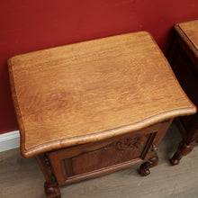 Load image into Gallery viewer, x SOLD Pair of Vintage French Bedside Cabinets, Lamp or Side Tables, a True Pair. B11799