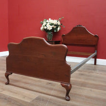Load image into Gallery viewer, Vintage Australian Cedar Single bed, headboard, foot and two side rails. Built by Starkey and Christo, Brisbane. B11774