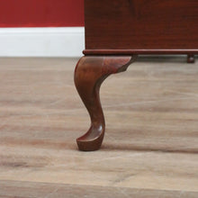 Load image into Gallery viewer, Vintage Australian Cedar Single bed, headboard, foot and two side rails. Built by Starkey and Christo, Brisbane. B11774