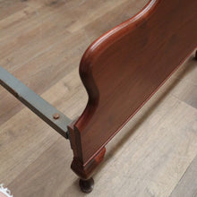 Load image into Gallery viewer, Vintage Australian Cedar Single bed, headboard, foot and two side rails. Built by Starkey and Christo, Brisbane. B11774