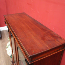 Load image into Gallery viewer, x SOLD Antique Australian Cedar China Cabinet or Two-door Bookcase with Adjustable Shelves. B11934