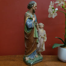 Load image into Gallery viewer, x SOLD Antique Ceramic-Chalk or plaster Sculpture Statue or Figurine, Home Worship or Devotion. B11734