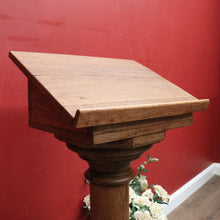 Load image into Gallery viewer, x SOLD A Large Antique French Oak Church Lectern, Pulpit, or Gothic Podium. B11997