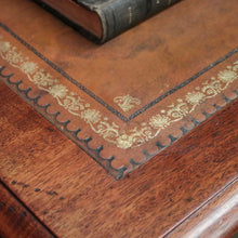 Load image into Gallery viewer, x SOLD Antique English Hall Table, Mahogany Two-Drawer Desk, Console Side Table. B11536