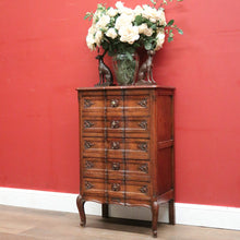 Load image into Gallery viewer, x SOLD French Lingerie Chest of Drawers, Hall Cabinet or Cupboard, Bedside Cabinet or Lamp Chest. B11820