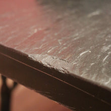Load image into Gallery viewer, x SOLD Antique French Hand-Forged Iron Coffee Table with Black Slat Top B11405