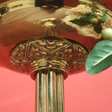 Load image into Gallery viewer, x SOLD Antique French Holy Water Vessel, with Quatrefoil Fretwork Base, Fluted Pedestal. B11541