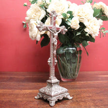 Load image into Gallery viewer, x SOLD French Crucifix or Sideboard, Table top Cross, Home Worship Jesus on the Cross. B11725
