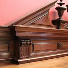 Load image into Gallery viewer, x SOLD Antique French Walnut Breakfront 3 Drawer Sideboard with Carved Backboard. B11930