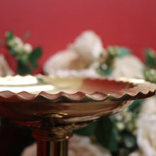 Load image into Gallery viewer, x SOLD Antique French Holy Water Vessel, with Quatrefoil Fretwork Base, Fluted Pedestal. B11541