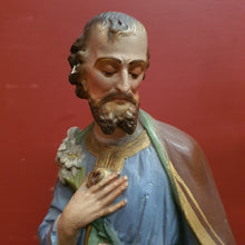 Load image into Gallery viewer, x SOLD Antique Ceramic-Chalk or plaster Sculpture Statue or Figurine, Home Worship or Devotion. B11734