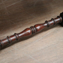 Load image into Gallery viewer, x SOLD Pair of Antique Hall Chairs, French Walnut and Fabric Library Chairs or Armchairs. B11433