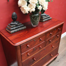 Load image into Gallery viewer, x SOLD Antique Australian Cedar Chest of Drawers, or Four-Drawer Hall or Entry Cabinet. B11757