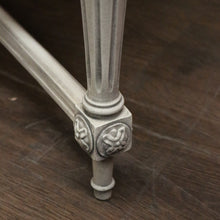 Load image into Gallery viewer, x SOLD French Hand-painted Coffee Table, or Lamp Table with White Marble Insert Top. B11913