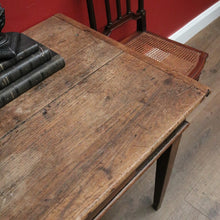 Load image into Gallery viewer, x SOLD Antique French Oak Farmhouse Kneading or Dough Table or Single drawer Side Table. B11451