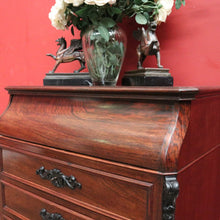 Load image into Gallery viewer, x SOLD Antique French Chest of Drawers with a Slide Out Dressing Table and Mirror. B11297
