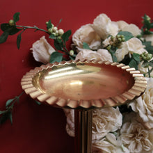 Load image into Gallery viewer, x SOLD Antique French Holy Water Vessel, with Quatrefoil Fretwork Base, Fluted Pedestal. B11541