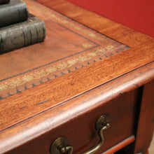 Load image into Gallery viewer, x SOLD Antique English Hall Table, Mahogany Two-Drawer Desk, Console Side Table. B11536