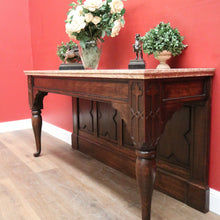 Load image into Gallery viewer, x SOLD Antique French Oak and Marble Hall Table, Sideboard or Foyer Entry Table, B11933