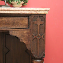 Load image into Gallery viewer, x SOLD Antique French Oak and Marble Hall Table, Sideboard or Foyer Entry Table, B11933