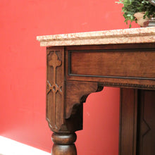 Load image into Gallery viewer, x SOLD Antique French Oak and Marble Hall Table, Sideboard or Foyer Entry Table, B11933