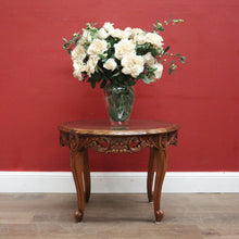Load image into Gallery viewer, Antique French Oak, Cane and Glass Top Coffee Table, Lamp or Side Table. 1940's B11579